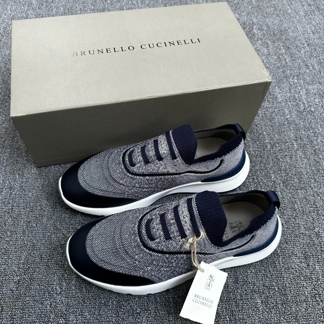 Sneakers Uomo Brunello Cucinelli – Maglia Tecnica e Stile Esclusivo