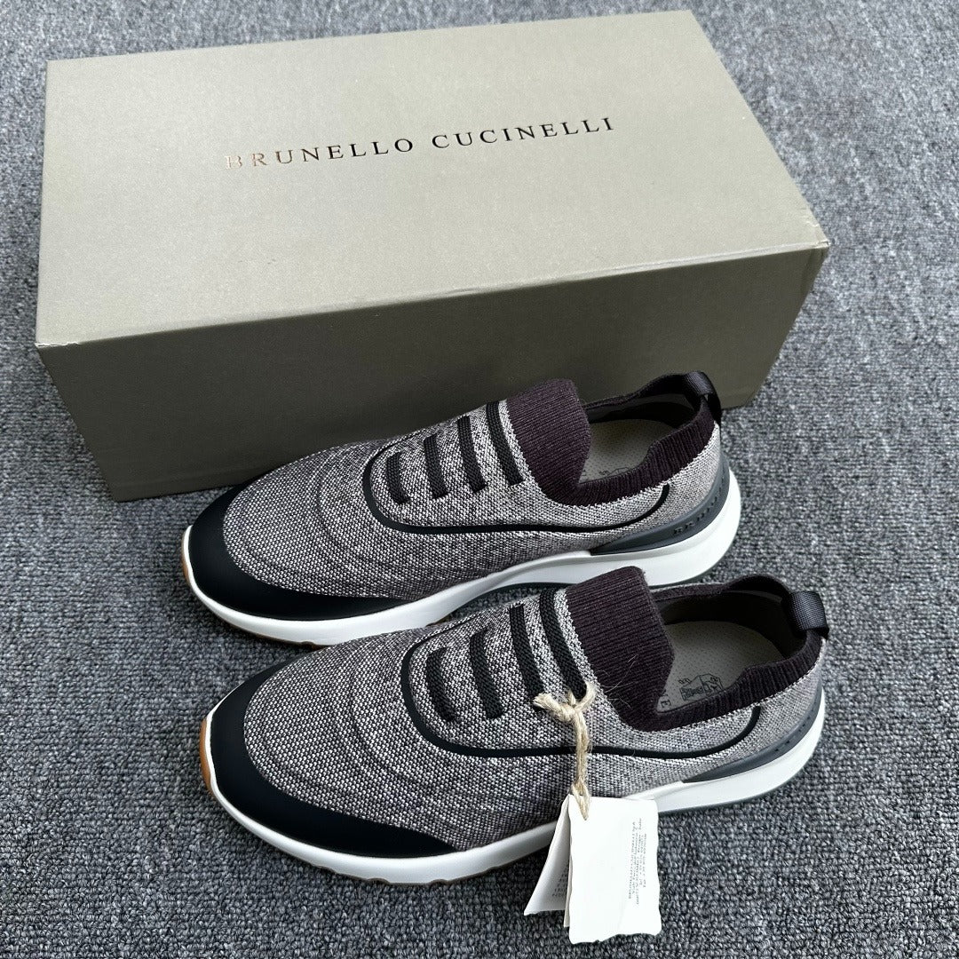 Sneakers Uomo Brunello Cucinelli – Maglia Tecnica e Stile Esclusivo