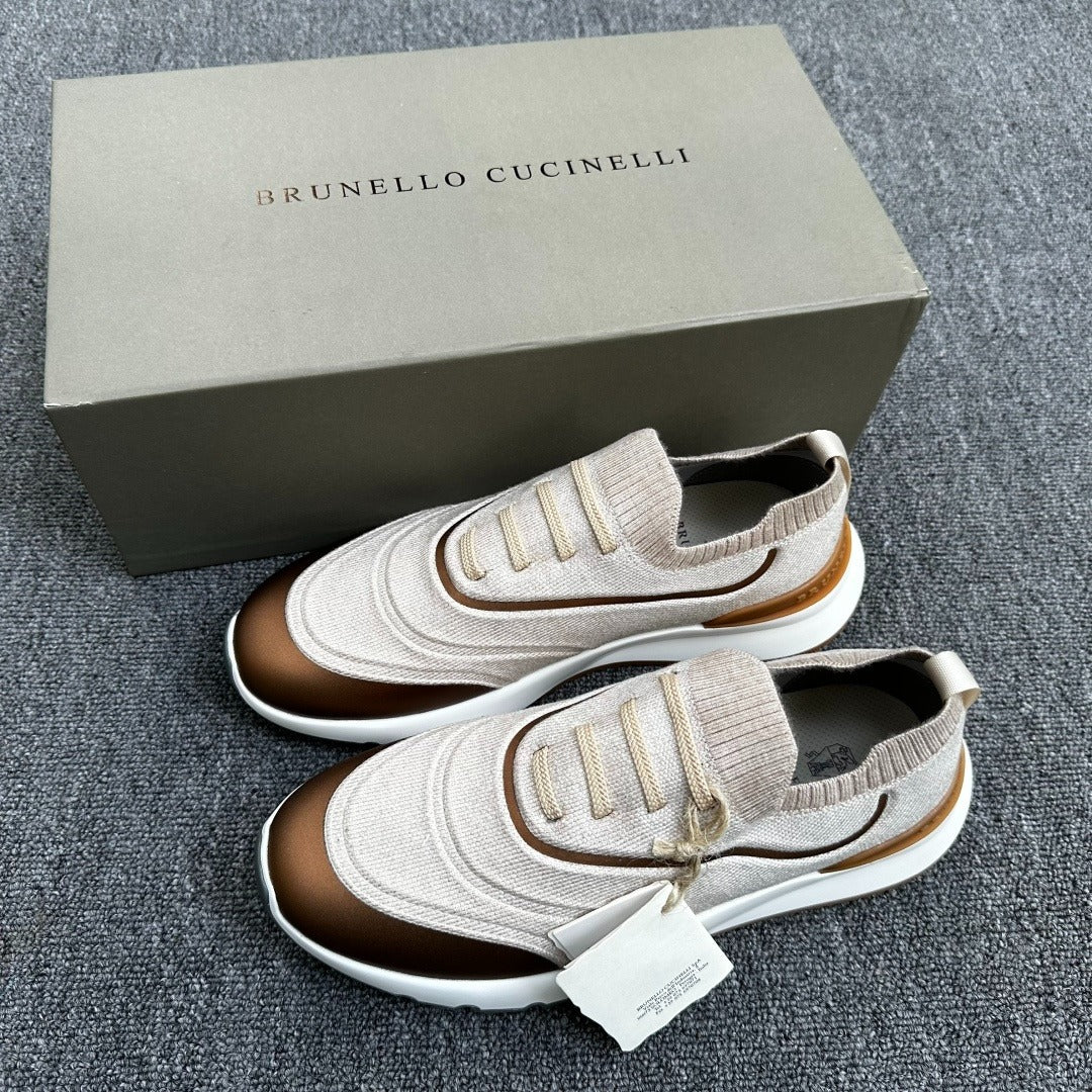 Sneakers Uomo Brunello Cucinelli – Maglia Tecnica e Stile Esclusivo