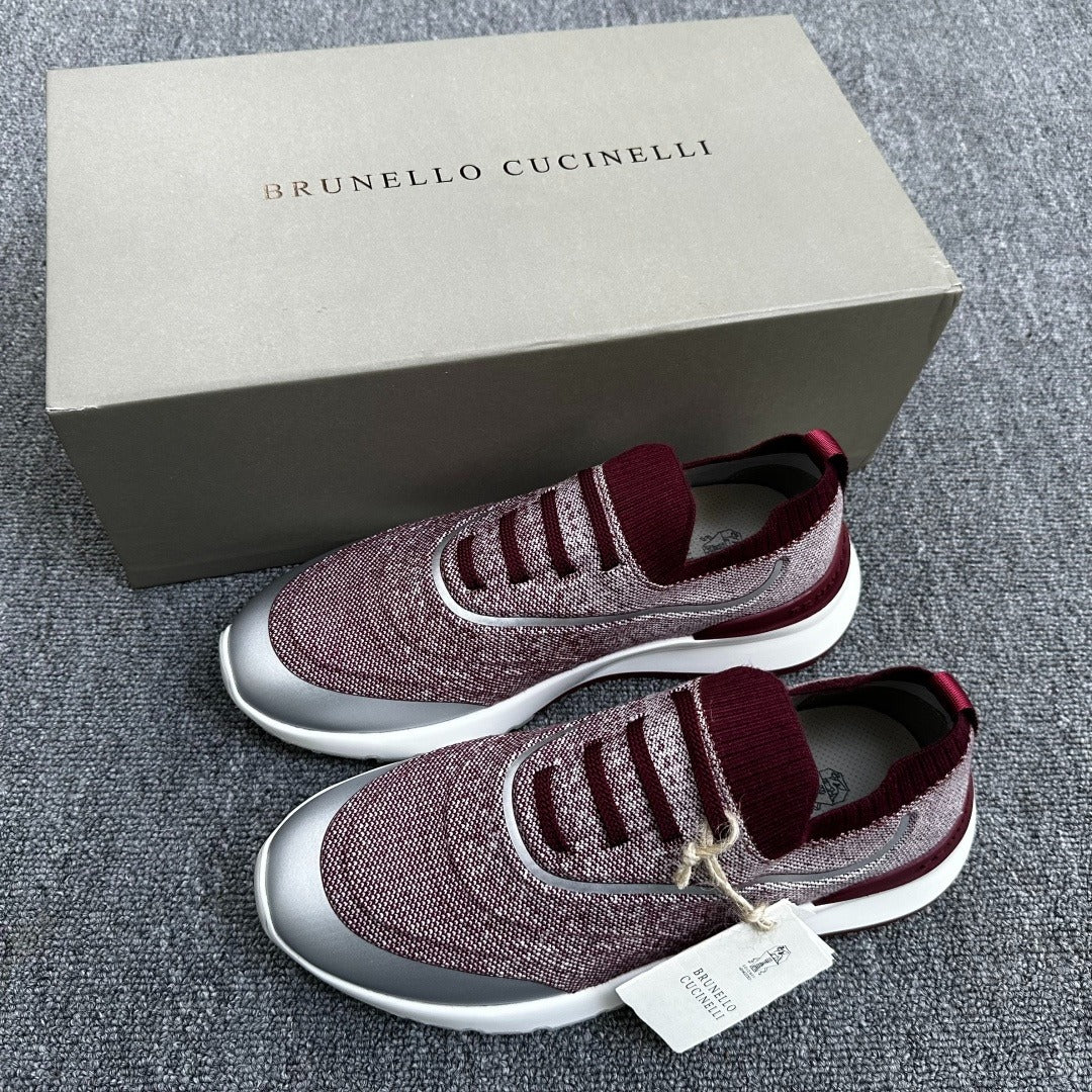 Sneakers Uomo Brunello Cucinelli – Maglia Tecnica e Stile Esclusivo