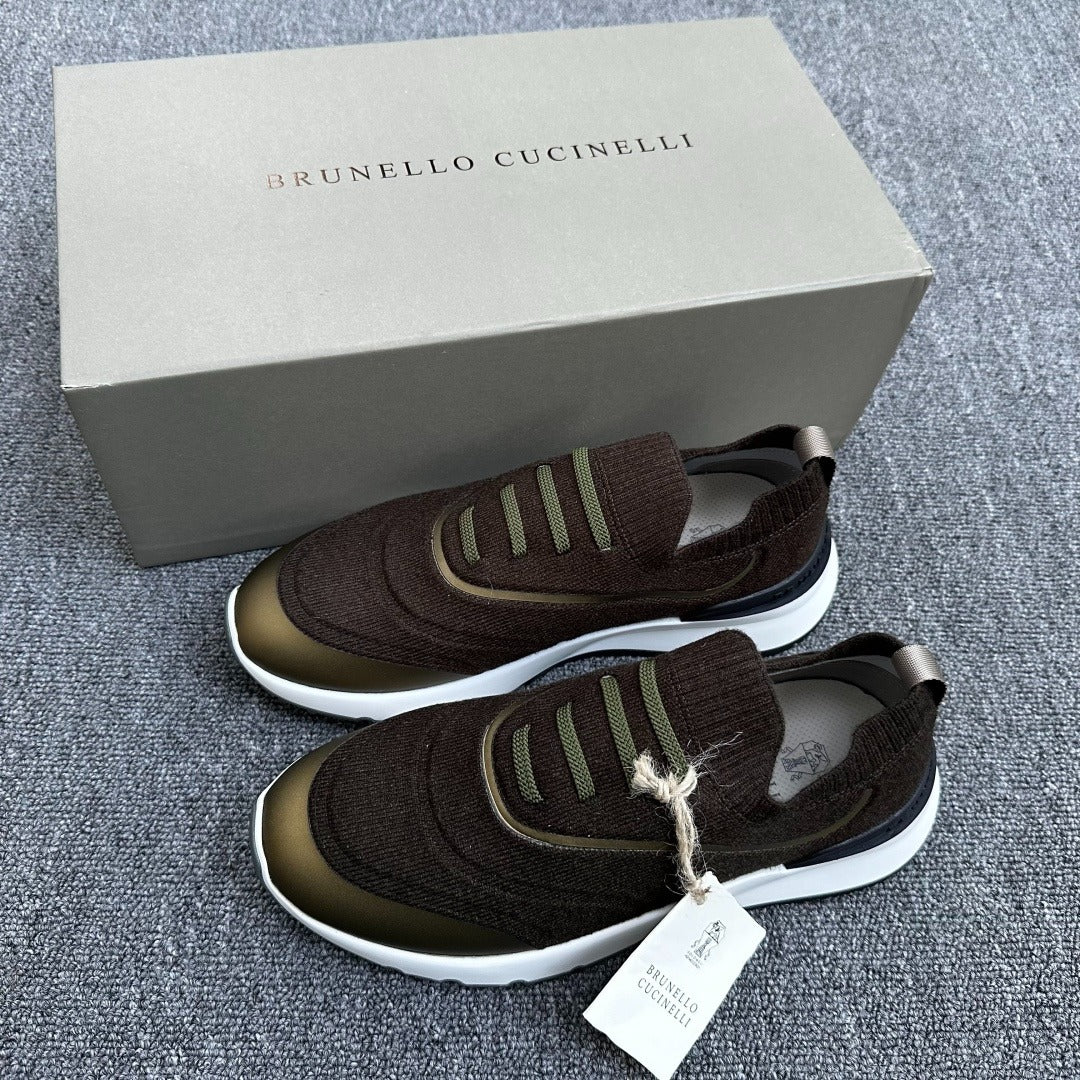 Sneakers Uomo Brunello Cucinelli – Maglia Tecnica e Stile Esclusivo