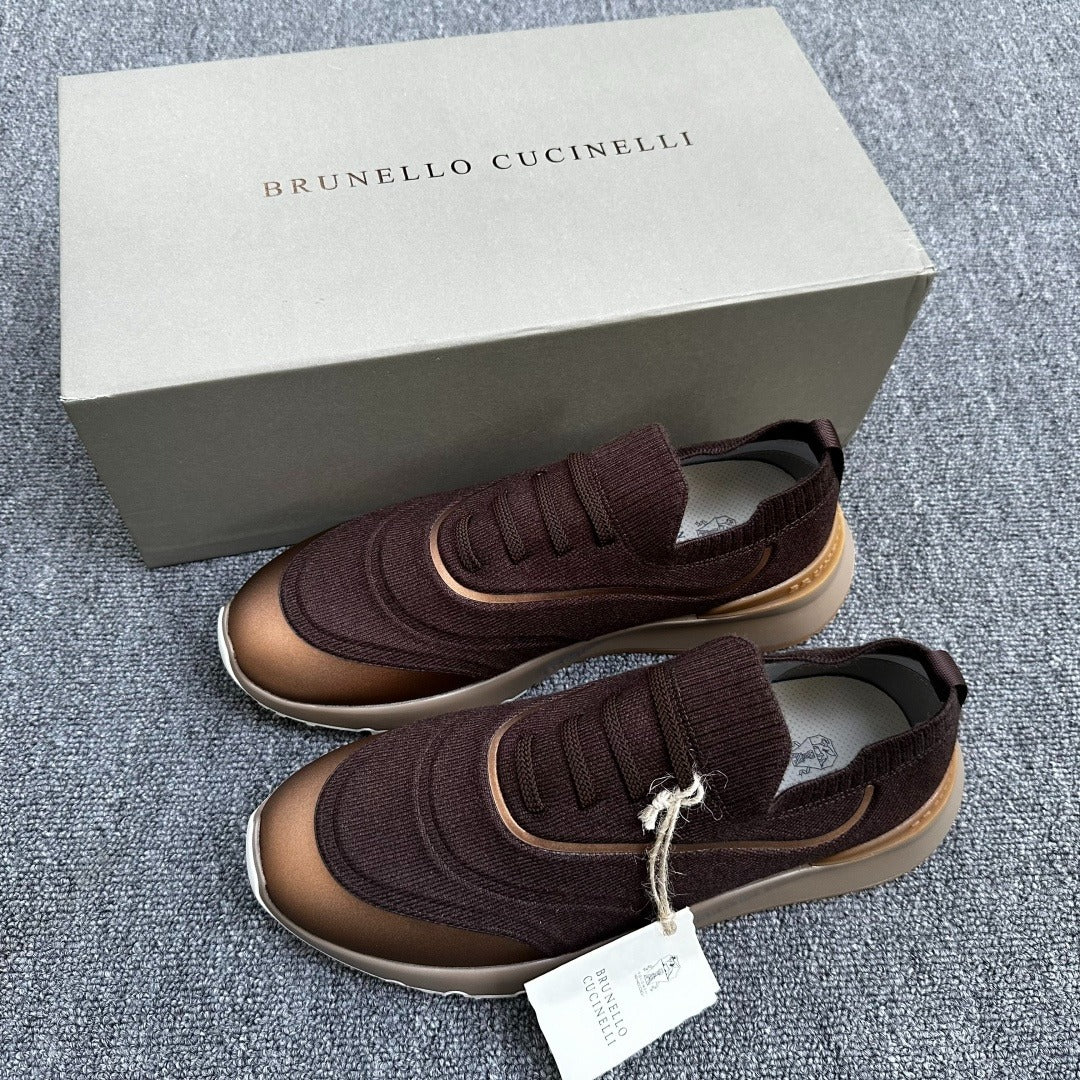 Sneakers Uomo Brunello Cucinelli – Maglia Tecnica e Stile Esclusivo