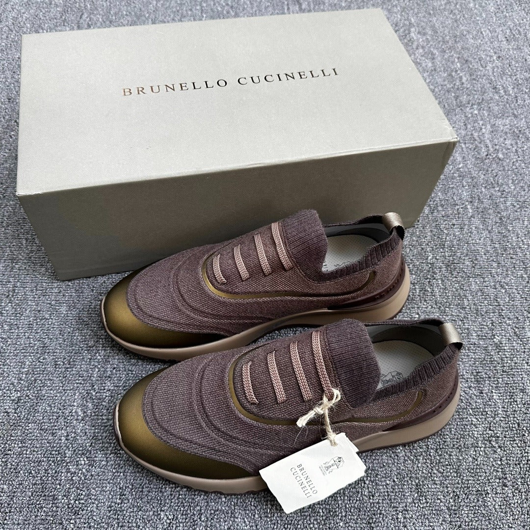 Sneakers Uomo Brunello Cucinelli – Maglia Tecnica e Stile Esclusivo